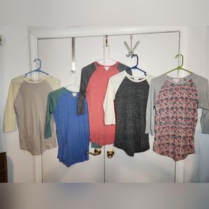 Discontinued LuLaRoe Rare Solid Randy Shirt Size XS